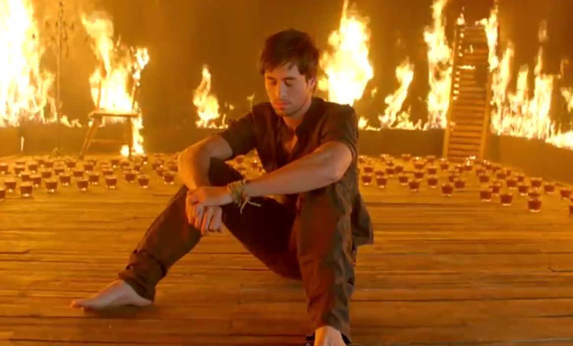 Enrique Iglesias Is On Fire In His “Ayer” Music Video | Idolator