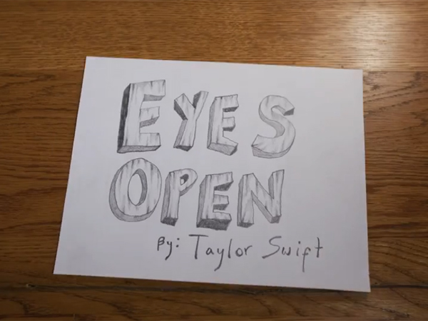 Taylor Swift Releases “Eyes Open” Lyric Video Idolator