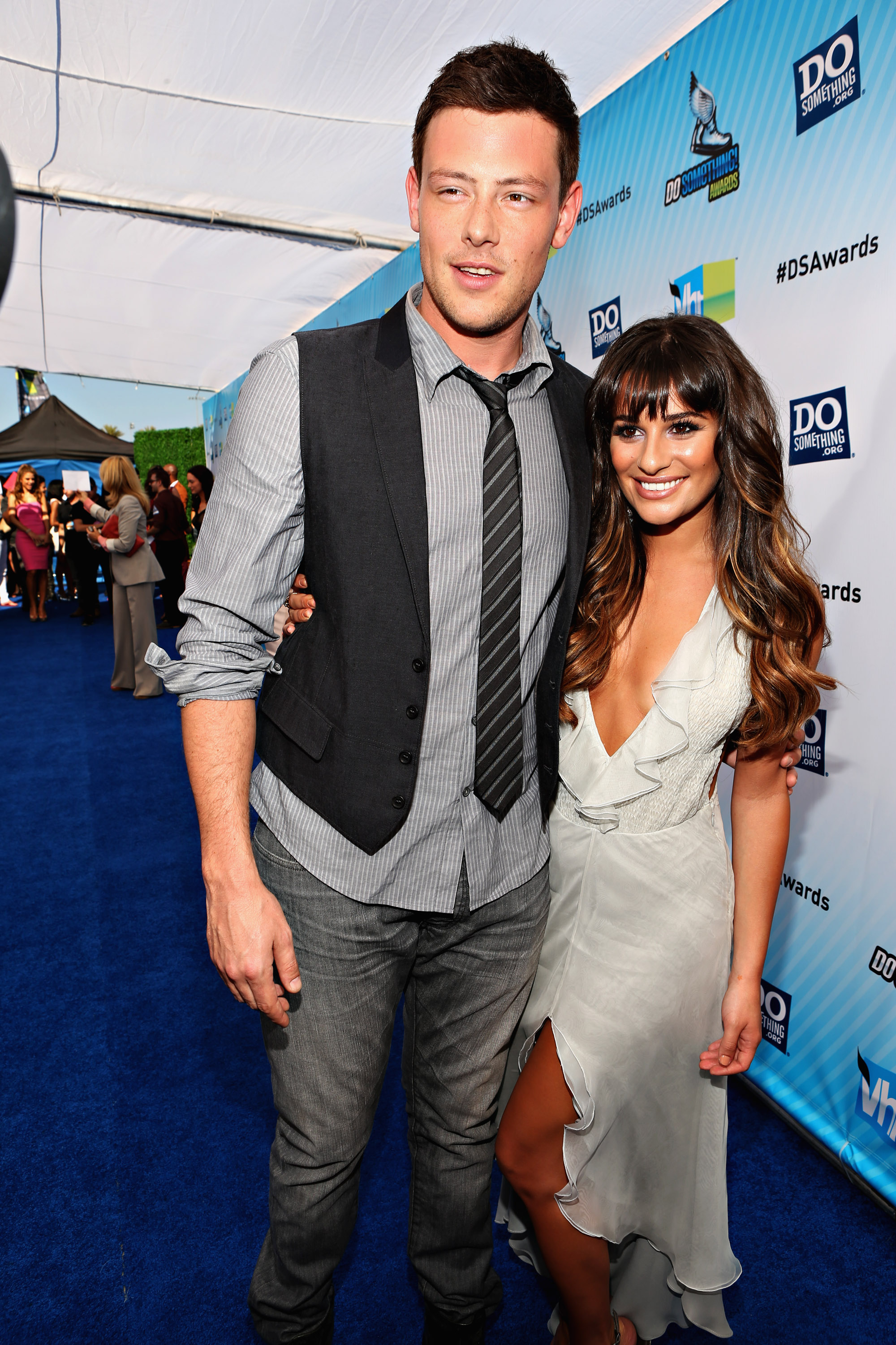 ‘glee Couple Lea Michele And Cory Monteith Attend The 2012 Do Something Awards Idolator 5240